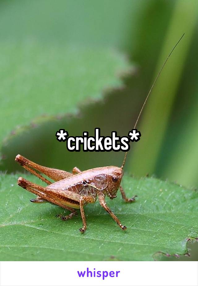 *crickets* 