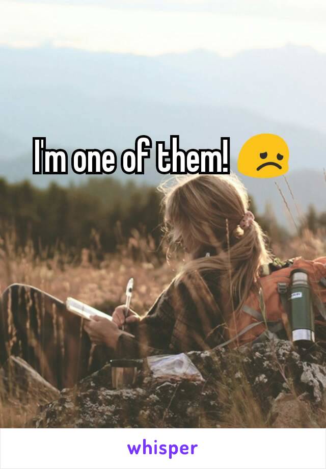 I'm one of them! 😞