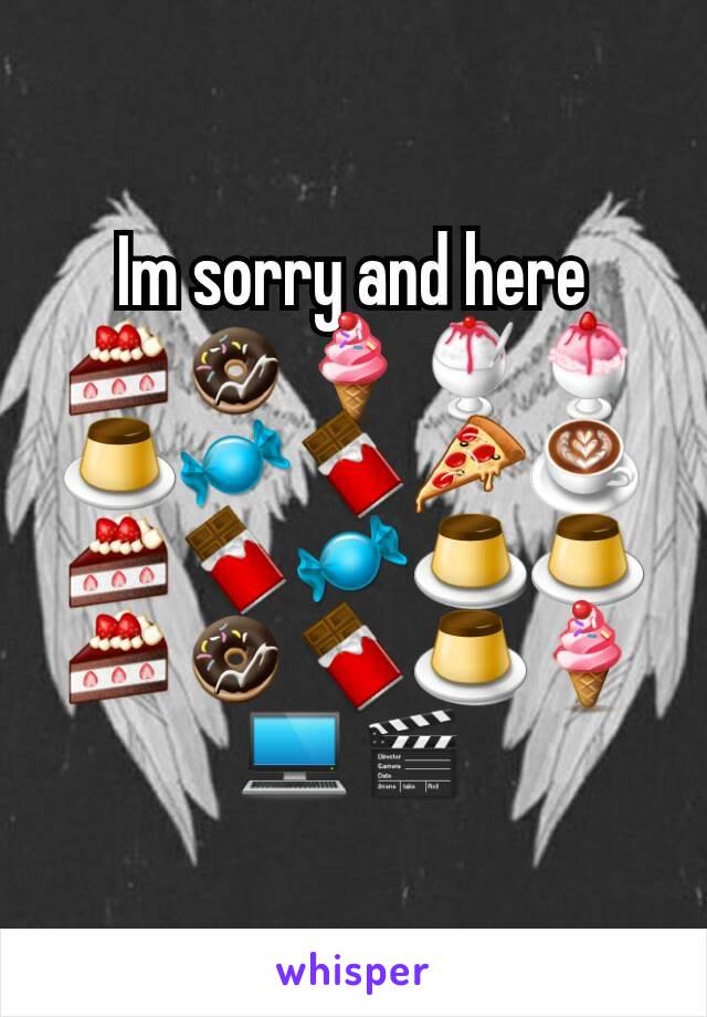 Im sorry and here
🍰🍩🍦🍧🍨🍮🍬🍫🍕☕🍰🍫🍬🍮🍮🍰🍩🍫🍮🍦💻🎬