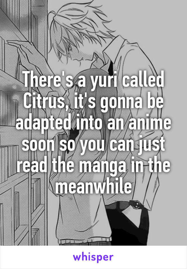 There's a yuri called Citrus, it's gonna be adapted into an anime soon so you can just read the manga in the meanwhile