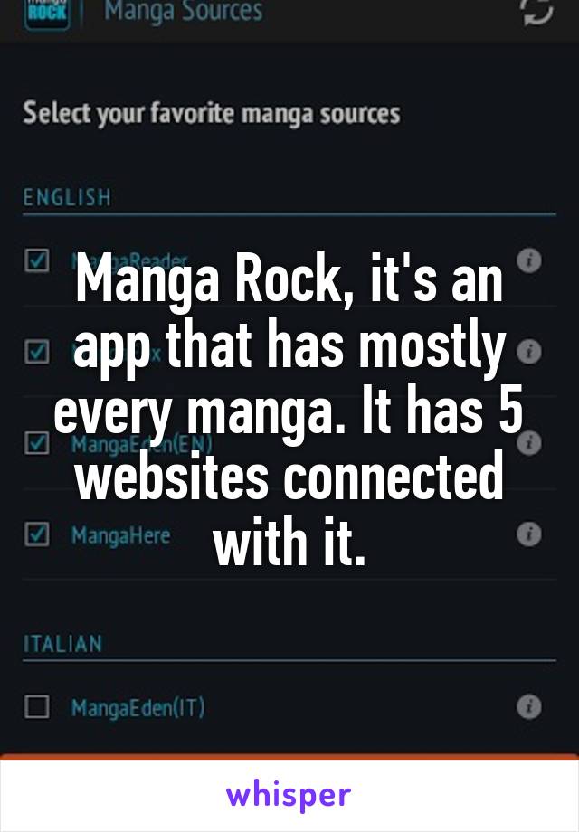 Manga Rock, it's an app that has mostly every manga. It has 5 websites connected with it.