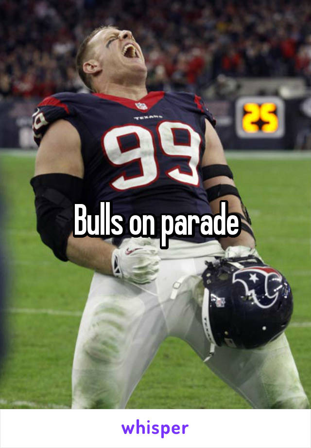 Bulls on parade