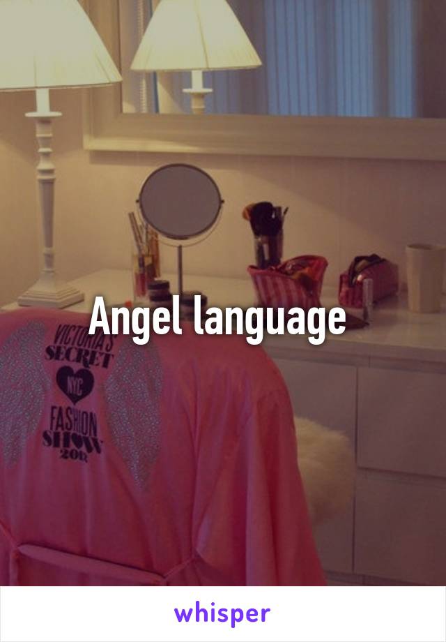 Angel language 