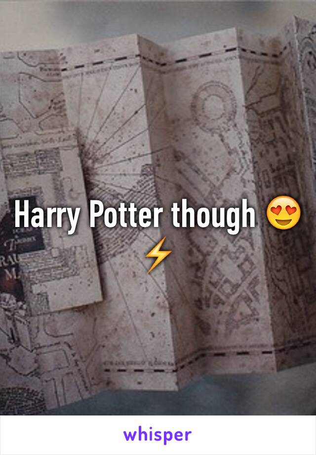 Harry Potter though 😍⚡️