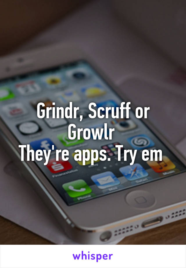 Grindr, Scruff or Growlr 
They're apps. Try em 