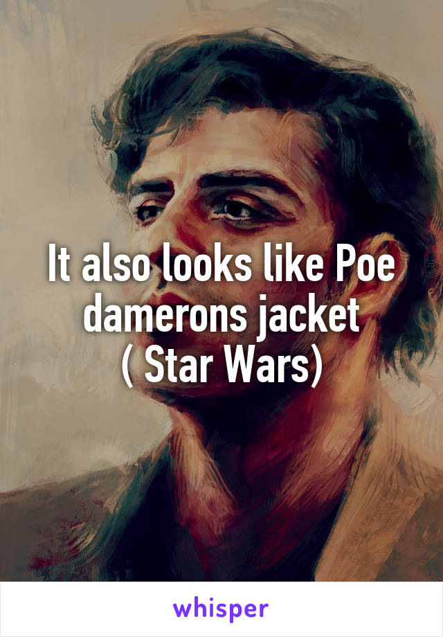 It also looks like Poe damerons jacket
( Star Wars)