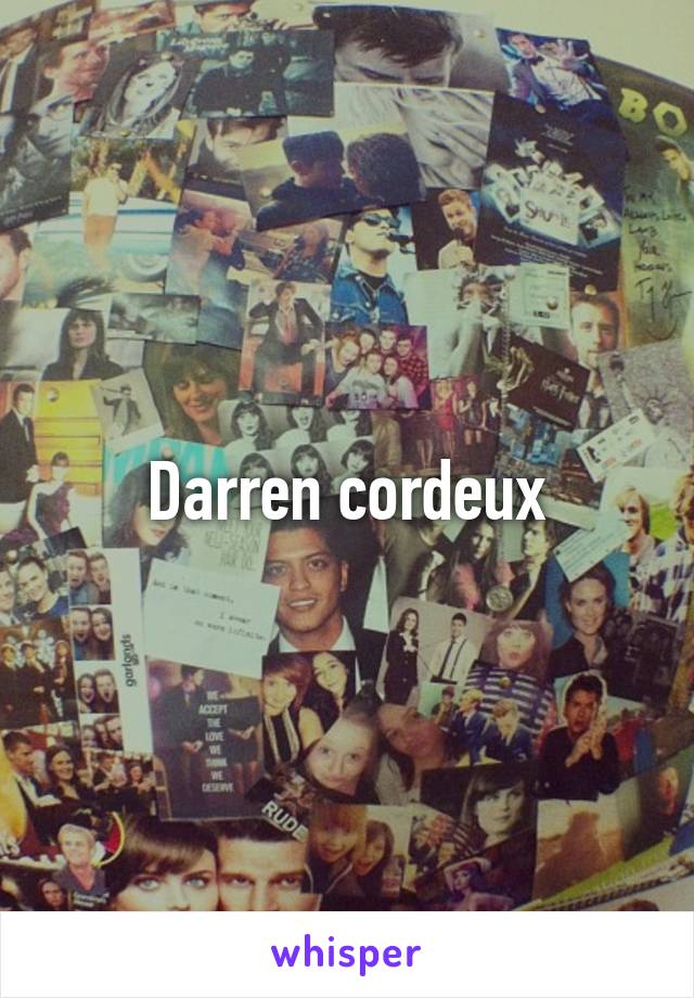 Darren cordeux