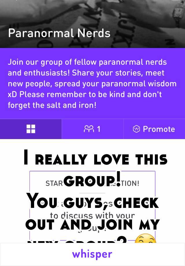  I really love this group!
You guys, check out and join my new group? 😄