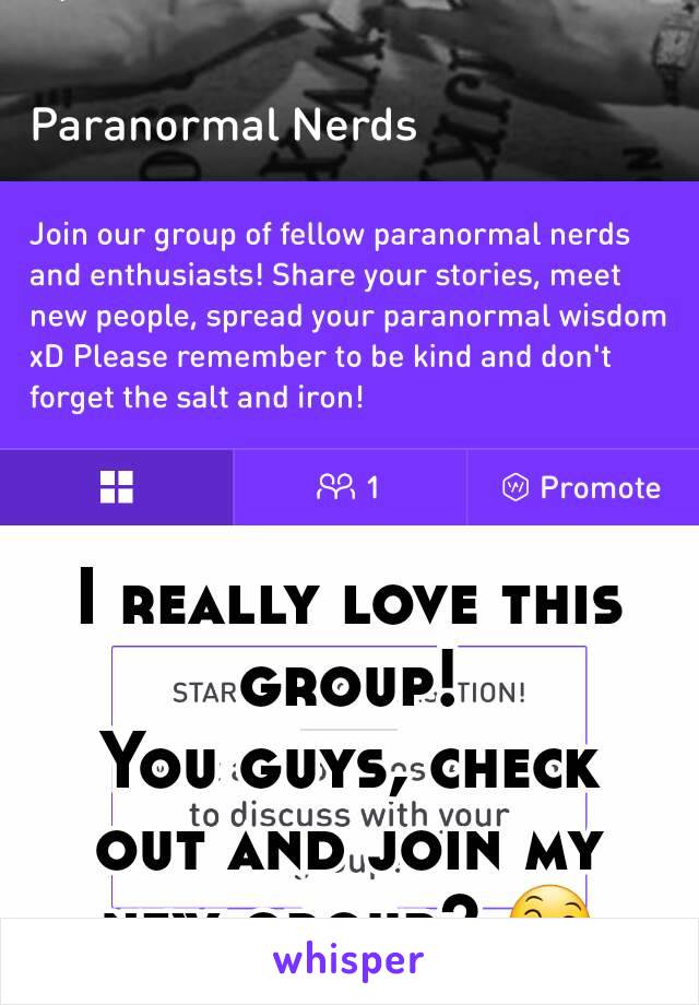 I really love this group!
You guys, check out and join my new group? 😄