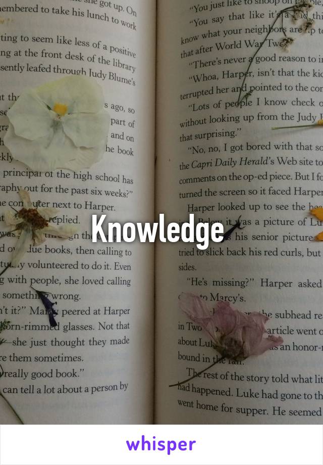 Knowledge 