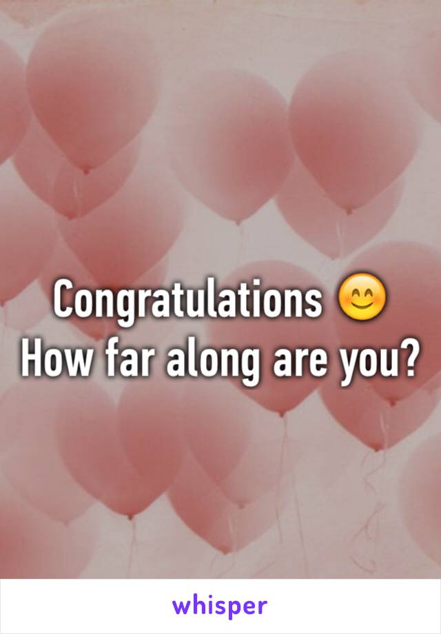 Congratulations 😊
How far along are you?