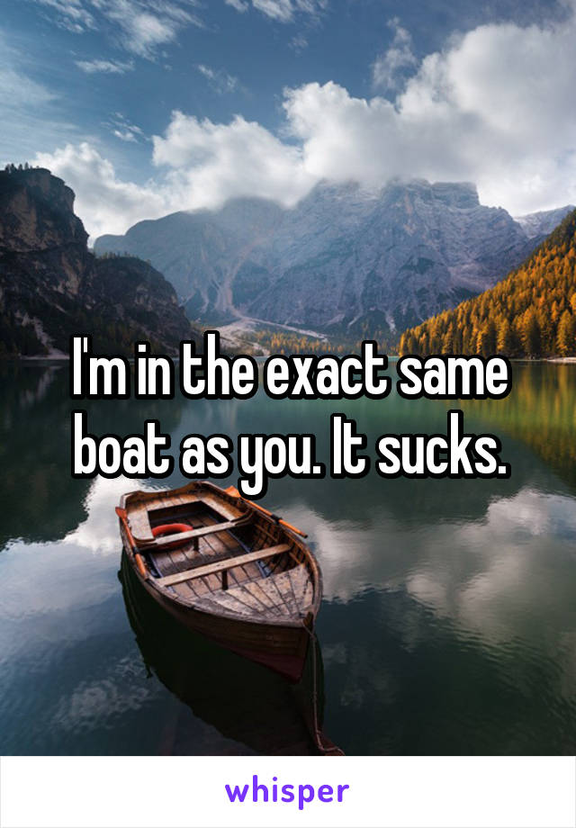 I'm in the exact same boat as you. It sucks.