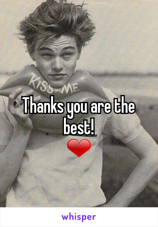 



Thanks you are the best!
❤