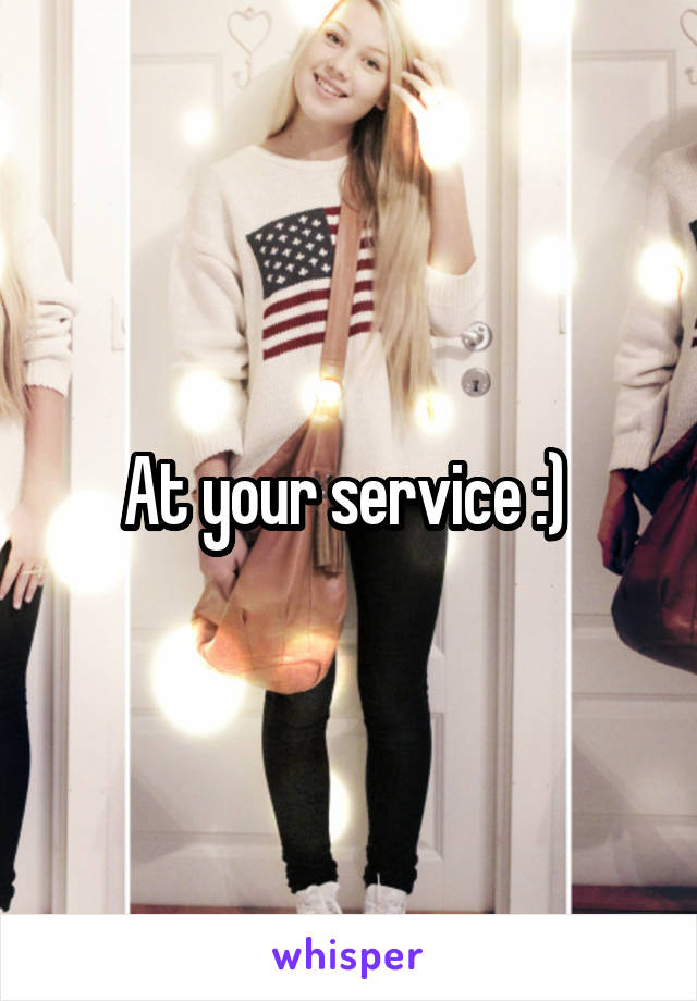 At your service :) 