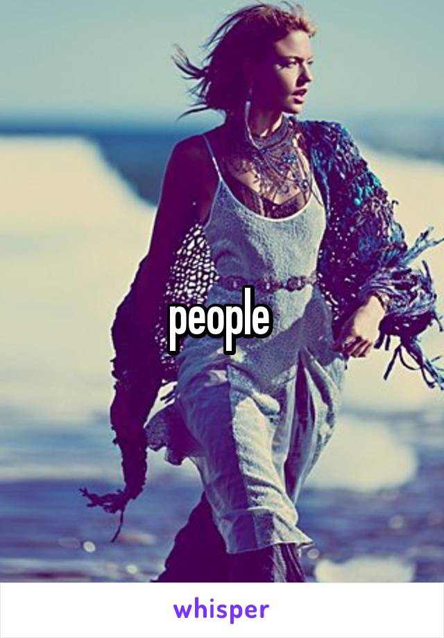 people 