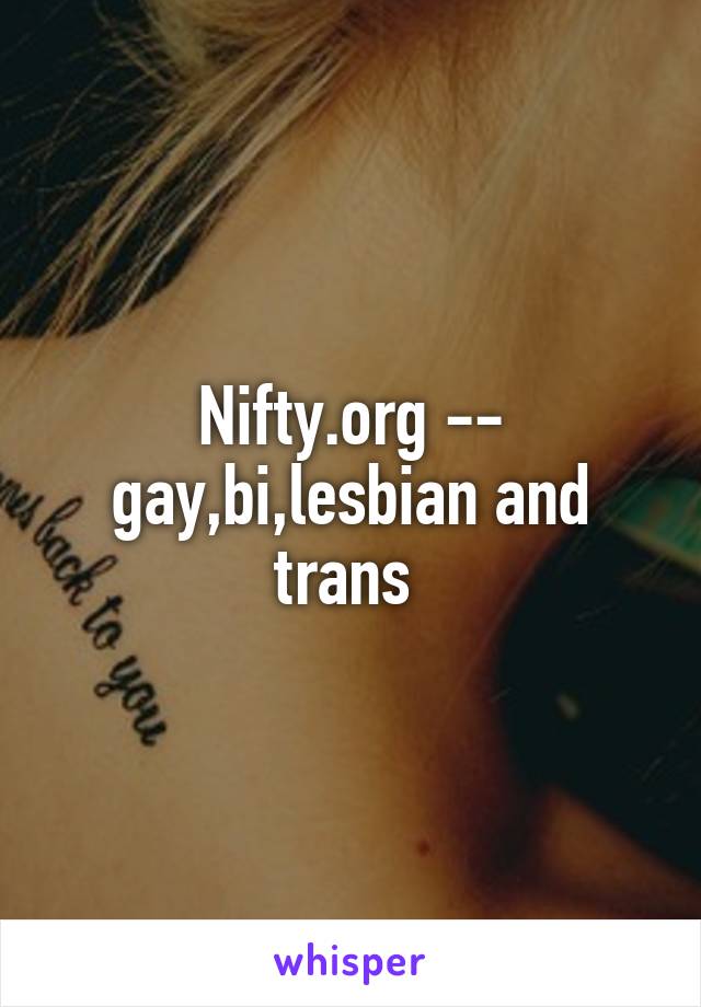 Nifty Transgender