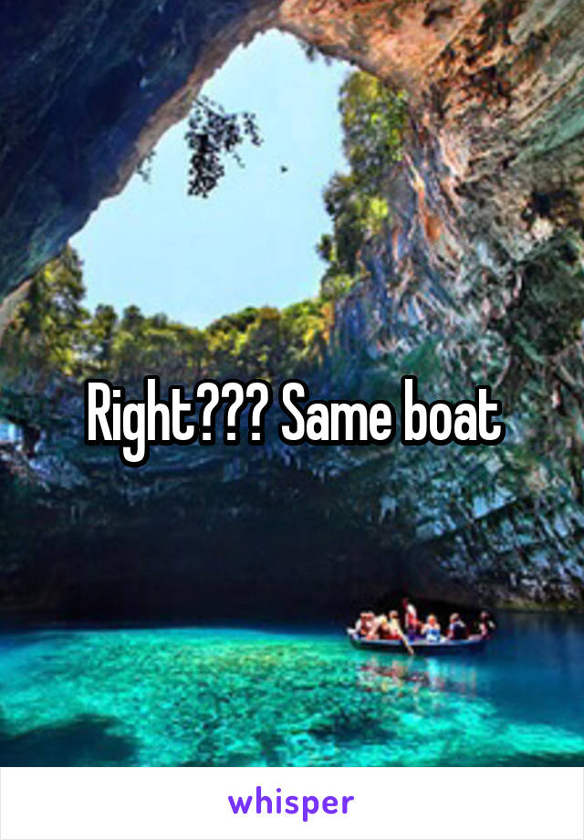 Right??? Same boat