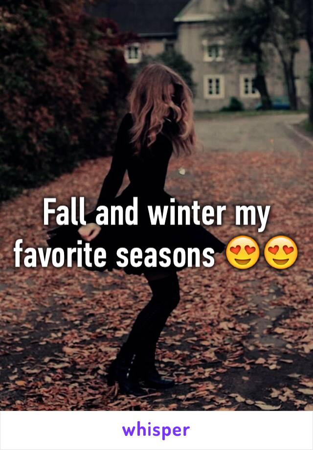 Fall and winter my favorite seasons 😍😍