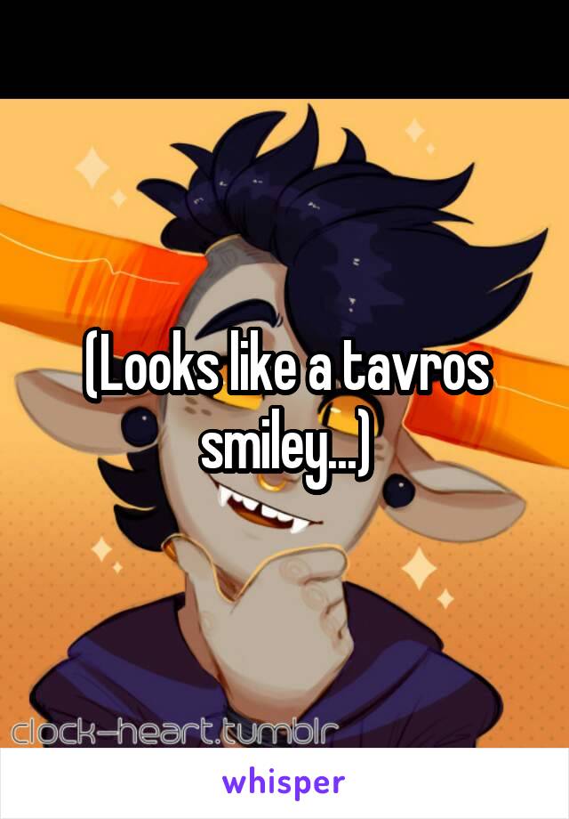 (Looks like a tavros smiley...)