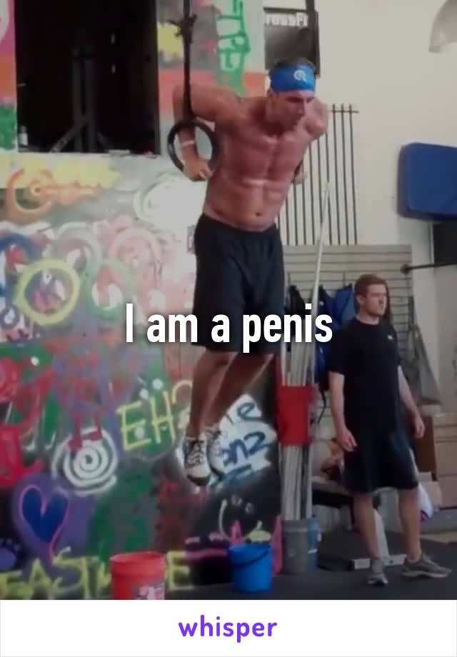 I am a penis