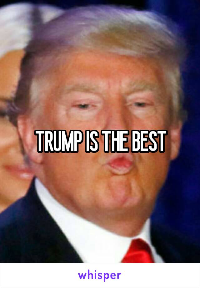 TRUMP IS THE BEST