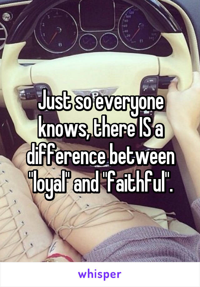 just-so-everyone-knows-there-is-a-difference-between-loyal-and