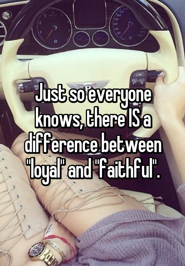 just-so-everyone-knows-there-is-a-difference-between-loyal-and