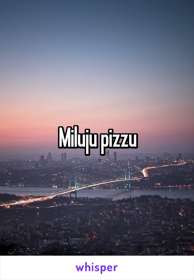 Miluju pizzu