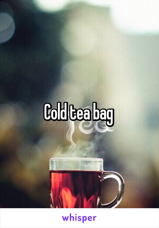 Cold tea bag 