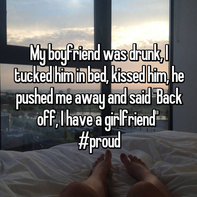 I cheated on my boyfriend when i was drunk