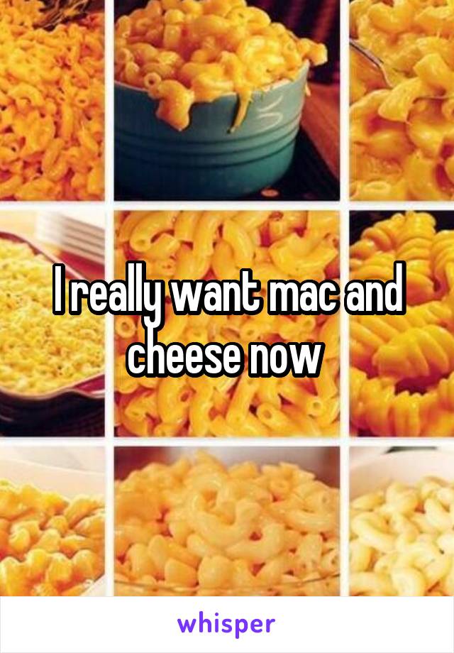 I really want mac and cheese now 