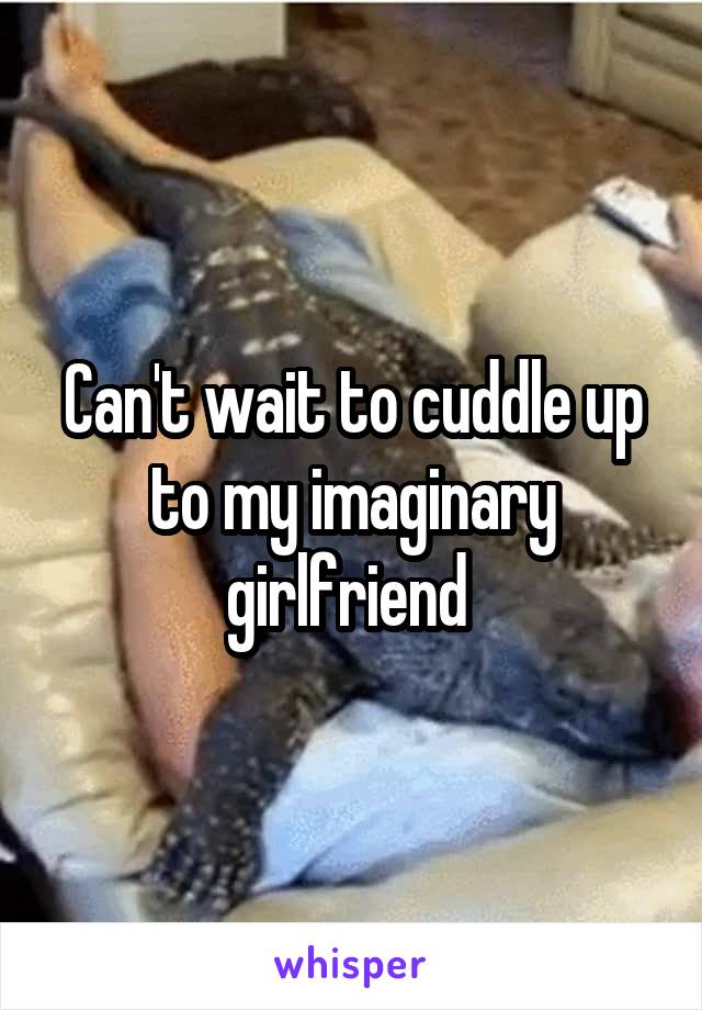 Can't wait to cuddle up to my imaginary girlfriend 