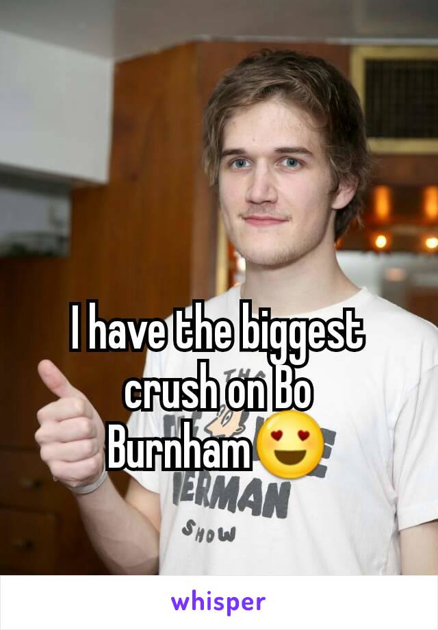 I have the biggest crush on Bo Burnham😍