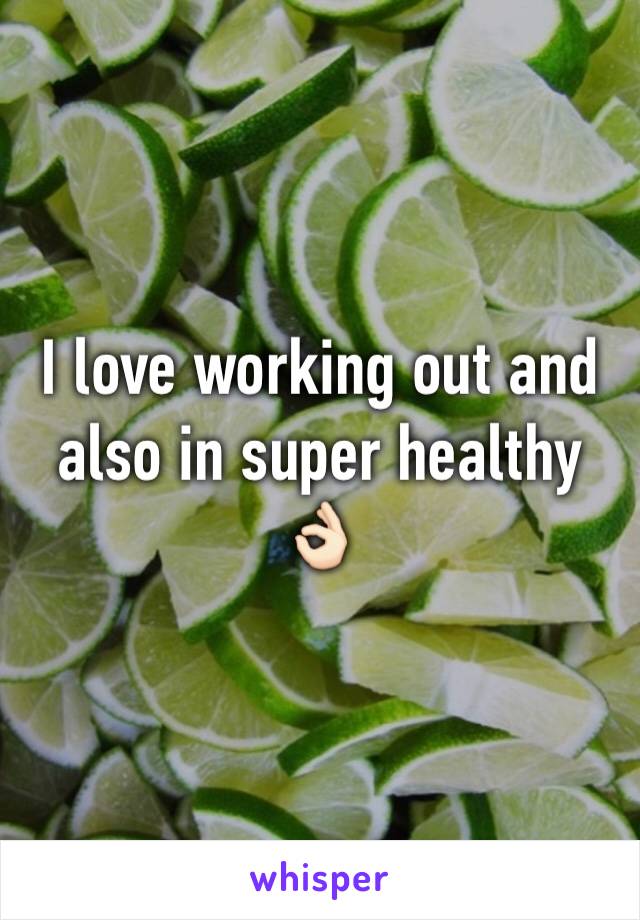 I love working out and also in super healthy 👌🏻