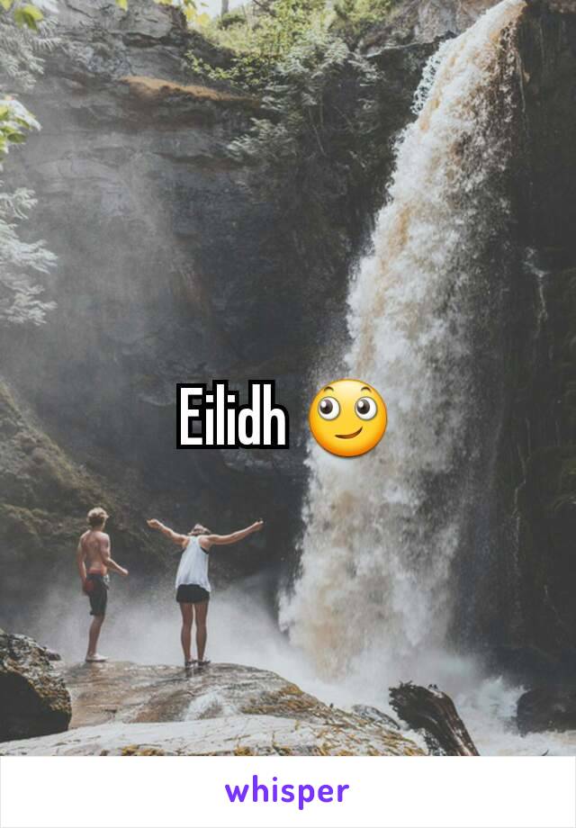 Eilidh 🙄