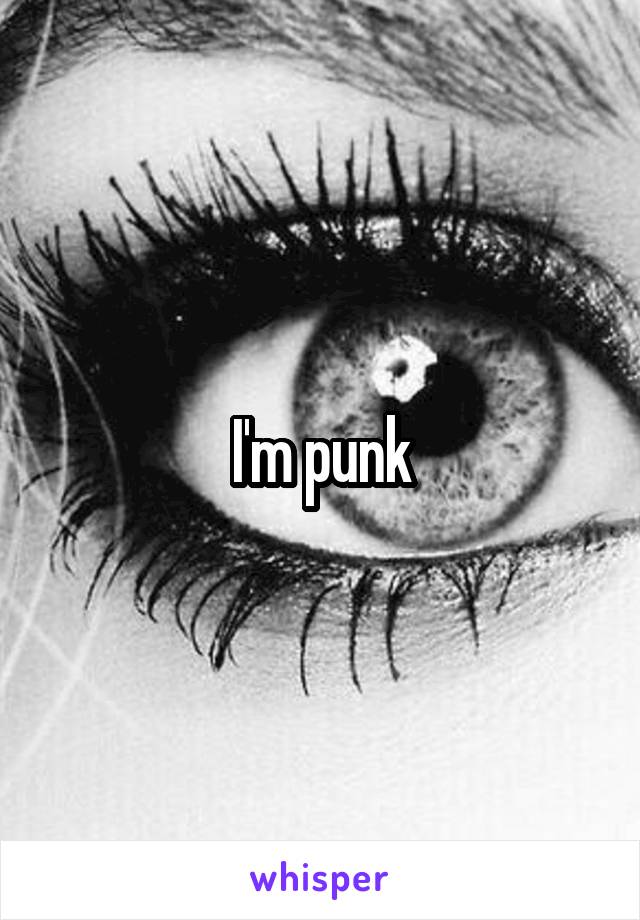 I'm punk