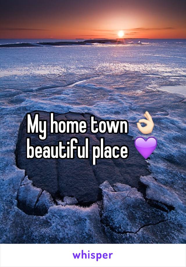 My home town 👌🏻 beautiful place 💜