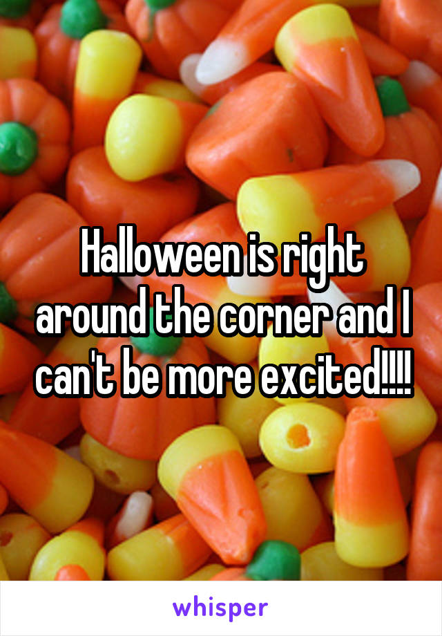 Halloween is right around the corner and I can't be more excited!!!!