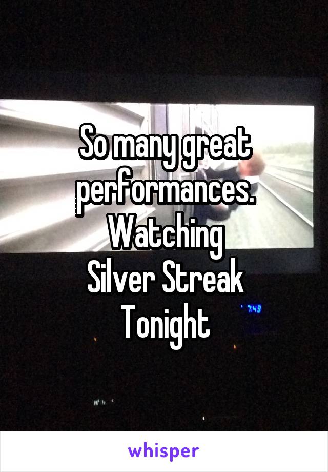 So many great performances.
Watching
Silver Streak
Tonight