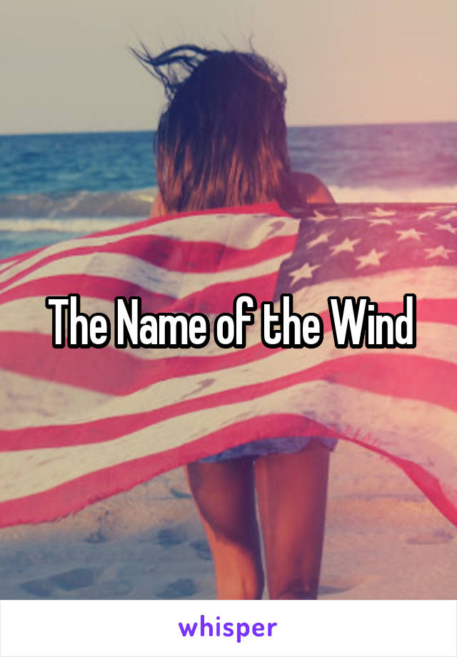 The Name of the Wind