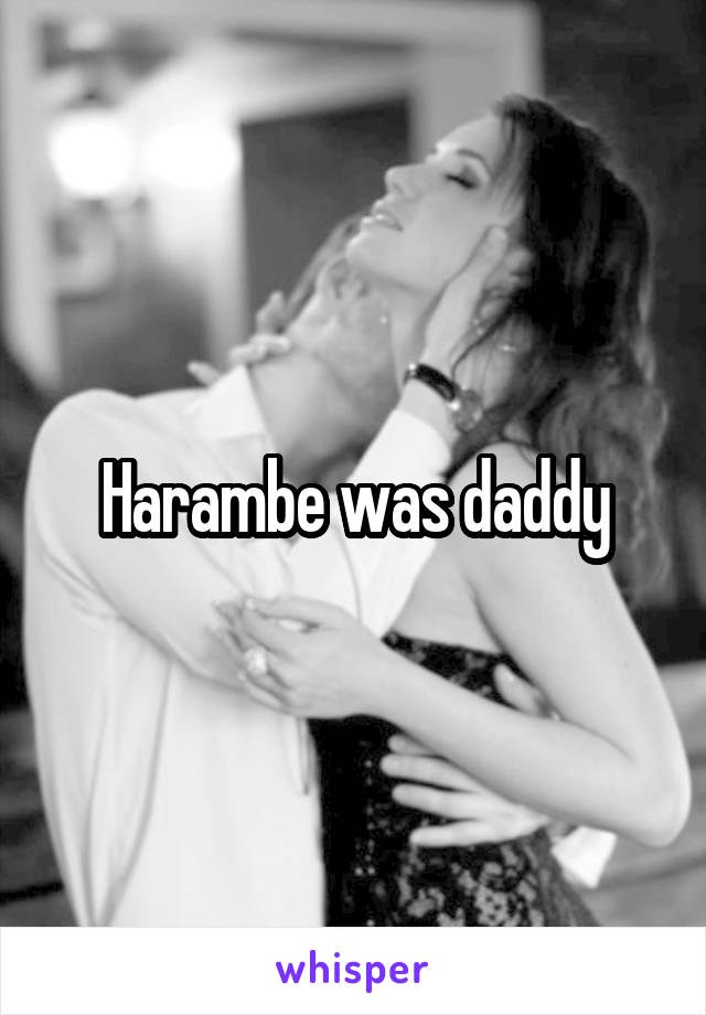 Harambe was daddy