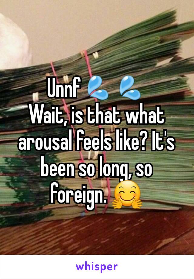 Unnf💦💦
Wait, is that what arousal feels like? It's been so long, so foreign. 🤗