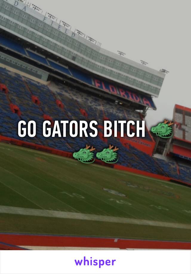 GO GATORS BITCH 🐲🐲🐲