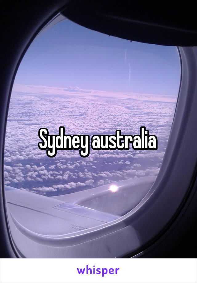 Sydney australia 