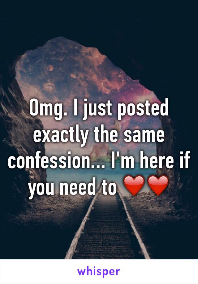 Omg. I just posted exactly the same confession... I'm here if you need to ❤️❤️
