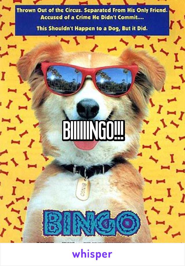 BIIIIIINGO!!!