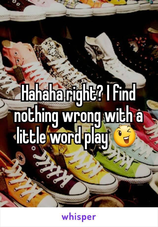 Hahaha right? I find nothing wrong with a little word play 😉 