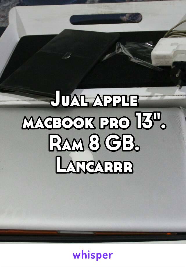 Jual apple macbook pro 13". Ram 8 GB. Lancarrr