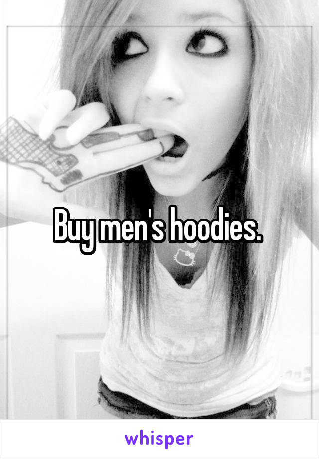 Buy men's hoodies. 
