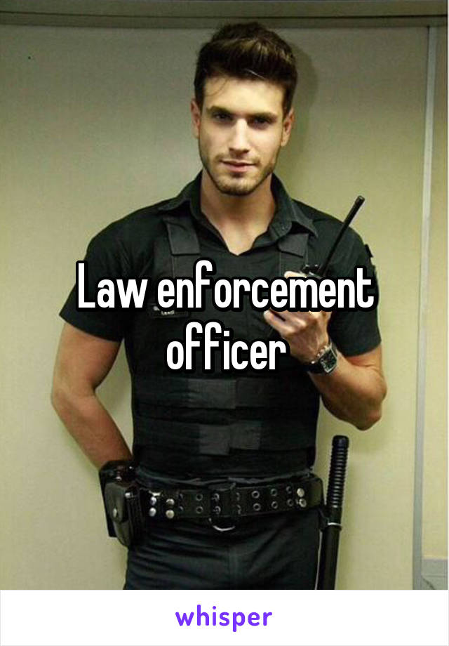 Law enforcement officer